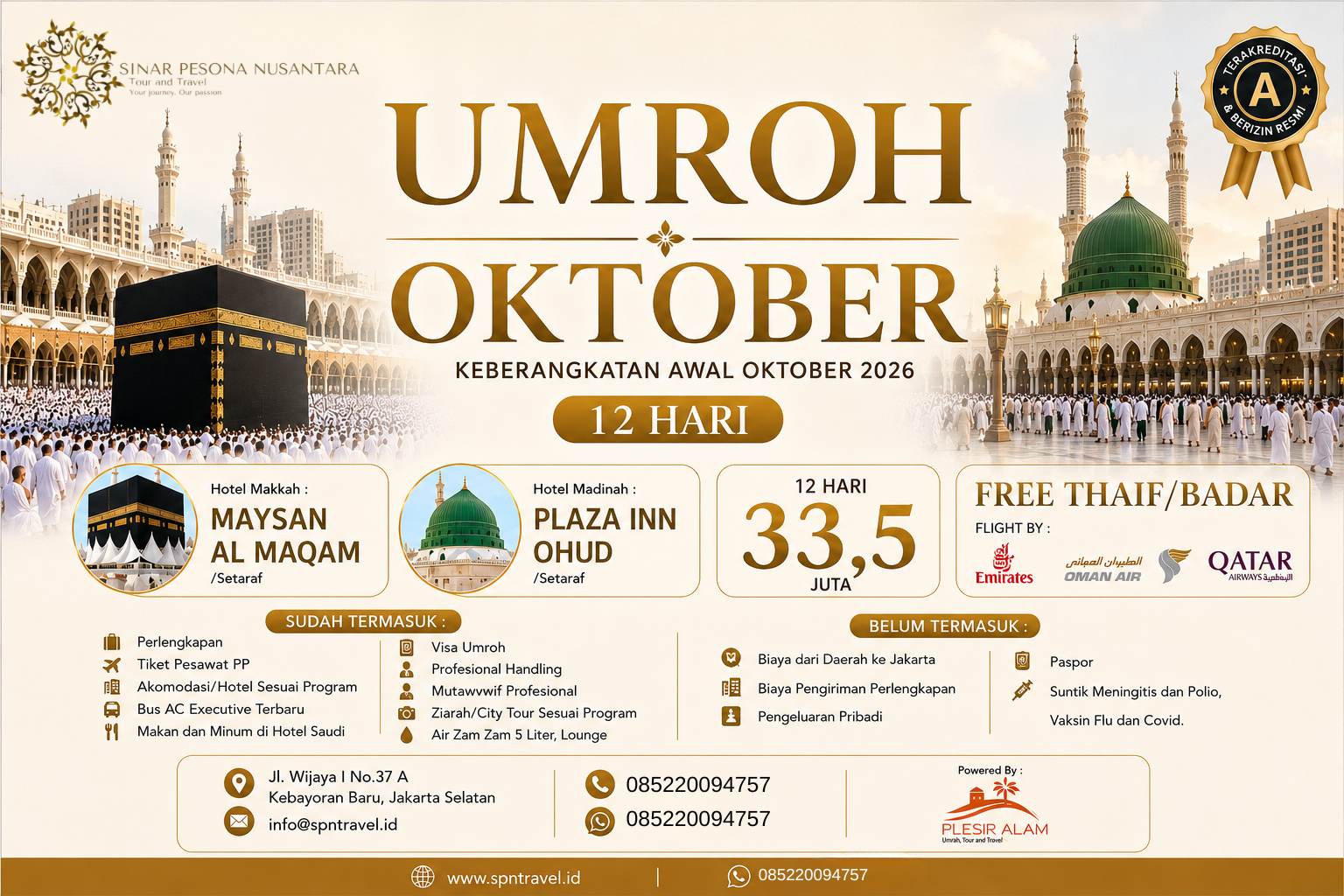 Umroh Barokah Oktober